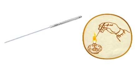 AGUJAS DE FUEGO 5 PZS.